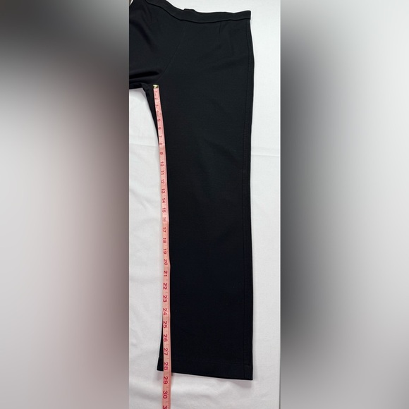 Private Edition by Chico’s Black Straight Leg Pants Pull On High Waist Sz Large - Picture 7 of 7